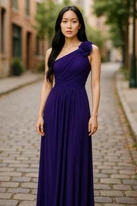 Bridesmaid (Purple) Evening dress long, sz 8, Sz10, Sz14, sz16 Available - Picture 1 of 5