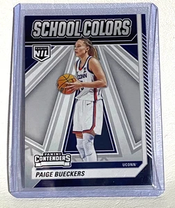 2025 Panini Contenders School Colors #1 PAIGE BUECKERS UConn NIL - Foto 1 di 2