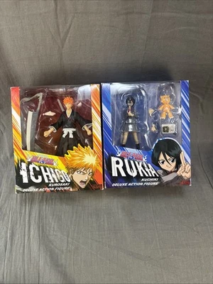 Figuras de acción Ichigo Kurosaki y Rukia Kuchiki Toynami Shonen Jump Bleach nuevas en caja Foto 1 de 4
