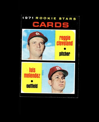 1971 Topps 216 Rookie Stars Reggie Cleveland/Luis Melendez RC EX #D1,409121 - Image 1 of 2