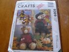 OOP McCall's 9389. Adorable 13" Teddy Bears! Uncut! FREE SHIPPING CANADA/US!