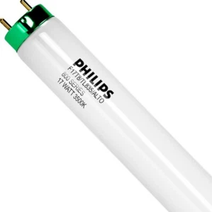 (60 pcs) 2' NEW Philips Fluorescent Light 3500K 17W T8 (F17T8/TL835/ALTO) 281881 - Picture 1 of 4