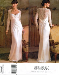 Vestido de Noche Bellville Sassoon Patrón de Costura Elige en U Talla 6-22 Vogue 2846 Fuera de Stock - Imagen 1 de 2