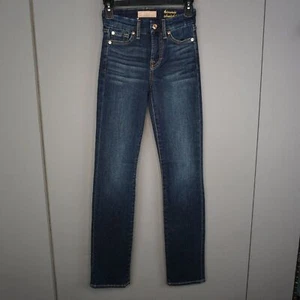 7 for all Mankind Women's Jeans Kimmie Straight leg B(air) size 23 New - Picture 1 of 15