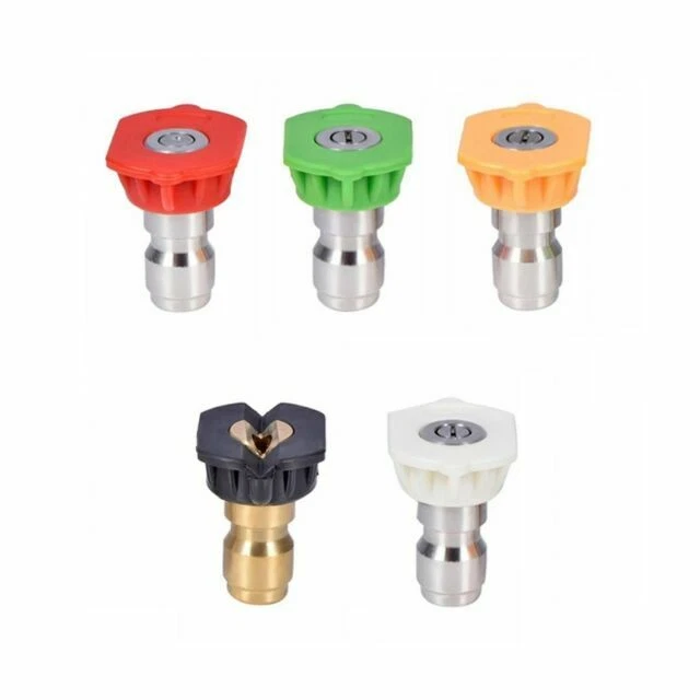 Twinkle Star 5 Nozzle Tips Multiple Degrees with 13" Undercarriage Cleaner and 2 Pressure Washer Extension Wands