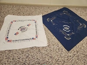harley davidson bandana Set Of 2 Boswell TN H-D And Lancaster PA H-D - Picture 1 of 3