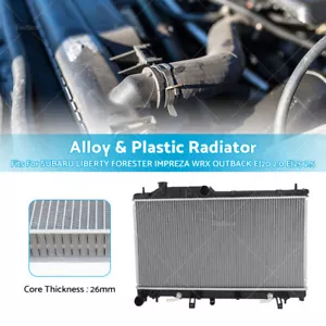 RADIATOR For SUBARU LIBERTY FORESTER IMPREZA WRX OUTBACK EJ20 2.0 EJ25 2.5 340mm - Picture 1 of 12