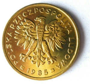 1985 POLAND 2 ZLOTYCH - AU/UNC GEM - Great Coin - Free Ship - Bin #LC 15 - Picture 1 of 2