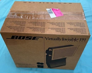 Pair of New Bose 191 Virtually Invisible Speakers - Picture 1 of 5