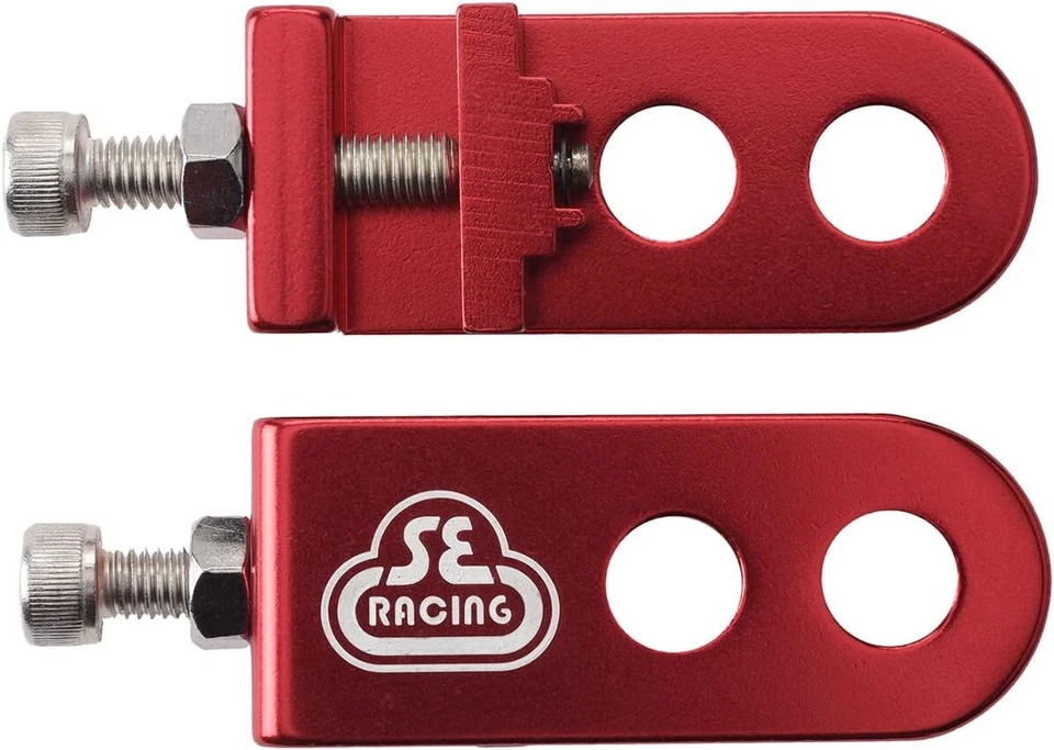 SE Bikes Lockit Bicycle Chain Tensioner Pair Red - Image 1 of 1