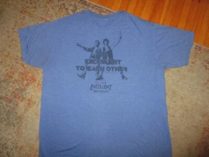 BILL & TEDS EXCELLENT ADVENTURE T SHIRT Retro 80s Keanu Reeves Movie XL - Picture 1 of 2
