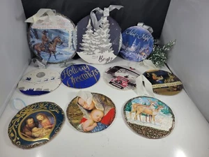 Vintage Weihnachtsgrußkarte Ornament Lot viktorianisch handgefertigt Karton - Bild 1 von 13