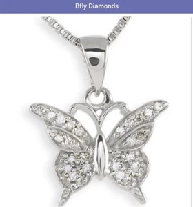 Womens White Gold Rhodium Finish 18 Inch Necklace - Picture 1 of 11