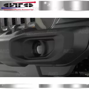 Cubierta de luz antiniebla aspecto de fibra de carbono para Jeep Gladiator JT Wrangler JL JLU 18-20 - Imagen 1 de 10