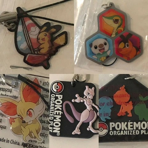 Pokemon Official DS League POP Organized Play Keychain Phone Charm Choice Cover