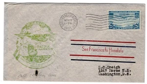 FAM14-1a C20 FDC Pan-American Clipper Flight San Francisco - Hawaii Cached - Bild 1 von 2