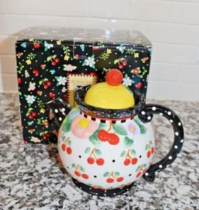 Vintage Mary Engelbreit Mary's Tea Cozy Teiera in scatola originale usata in ottime condizioni - Foto 1 di 8