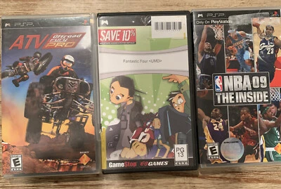 PSP Lot ATV Offroad Fury Pro Fantastic Four NBA 09 The Inside - Image 1 of 4