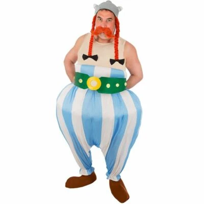 Obelix Kostüm deluxe für Herren Gr. M-XXXL Comic Gallier Fasching Karneval - Bild 1 von 4