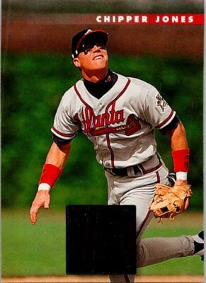 1996 Donruss #437 Chipper Jones Baseball card 10M - Image 1 of 2