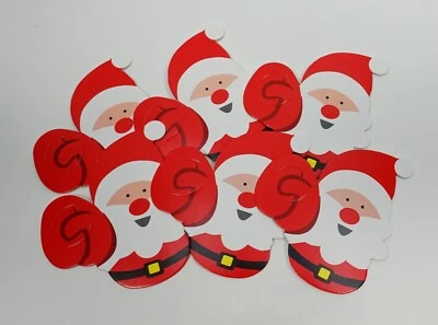 Porta-cartões de papel pirulito de Natal cartão de Papai Noel decoração de Natal fofo - Imagem 1 de 4