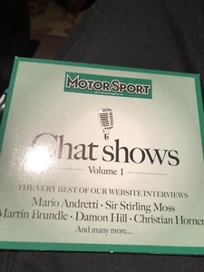 MotorSport Chat Shows Vol. 1 - Interviews: Mario Andretti, Moss & more - CD - Picture 1 of 10