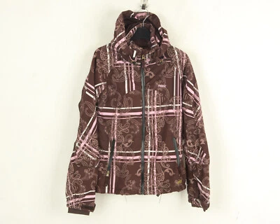 Protest series 08 Ski Jacket Women S UK 10 US 8 Snowboard Winter Paisley Coat 8k - Image 1 of 4