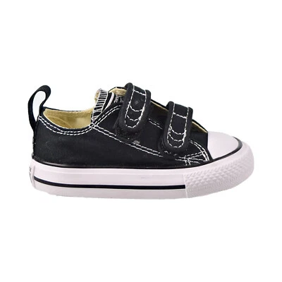 Converse Chuck Taylor All Star Ox Hook And Loop Toddler Shoes Black 7V603 - Image 1 of 4