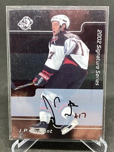 2001-02 ITG Be A Player Signature Series Auto #004 J.P. Dumont