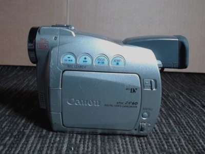 Canon ZR60 MiniDV Camcorder -  Silver - Image 1 of 4