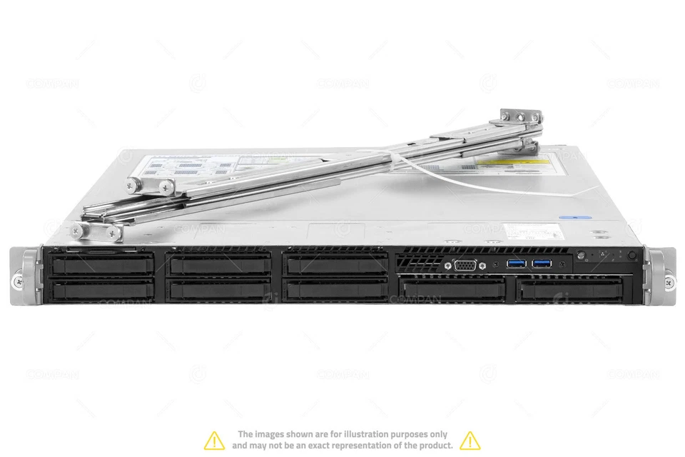 Intel Server System R1208WFTYS 2x Xeon Gold 6148 256GB RAM 2x 960GB SSD Rails - Image 1 of 4