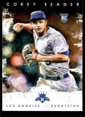 2016 Panini Diamond Kings ROOKIE Corey Seager Los Angeles Dodgers #142 R67 - Image 1 of 2