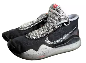 Size 8 - Nike Zoom KD 12 Black Cement 2019 Kevin durant edition - Picture 1 of 14