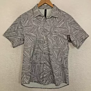 Lululemon Shirt Mens Size Small Button Up Performance Geometric Golf Preppy - Picture 1 of 7