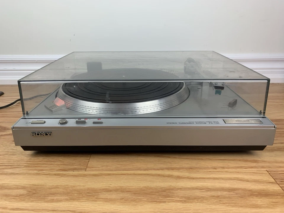SONY PS-T33 Stereo Turntable Full-Auto Direct Drive Record Player JAPAN 1981 - Image 1 of 4