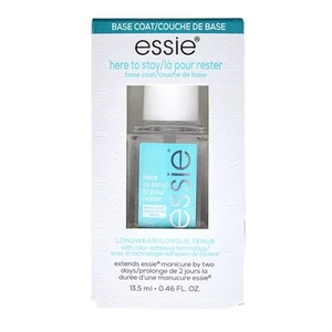essie Here to Stay Long Lasting Base Coat 046 Fl Oz Vegan Nail Care - Picture 1 of 6