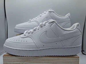 Nike Court Vision Low Next Nature Scarpe da Ginnastica Uomo Uk 13 Nuove B79 Ridotte - Foto 1 di 14