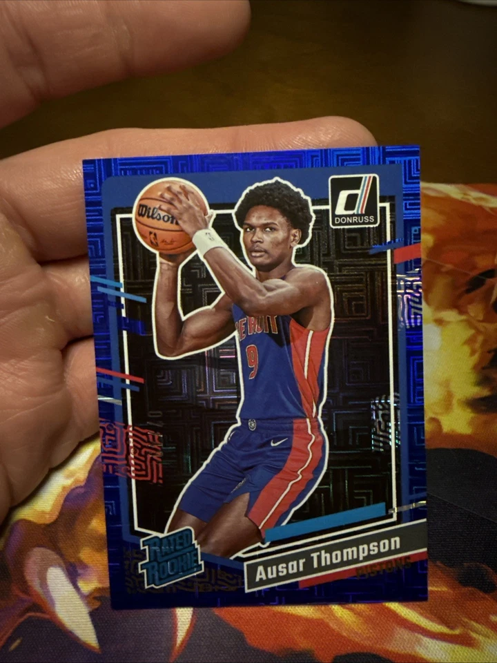 2023-24 Panini Donruss - Rated Rookie Ausar Thompson #228 Choice Blue /49 (RC) - Image 1 of 4