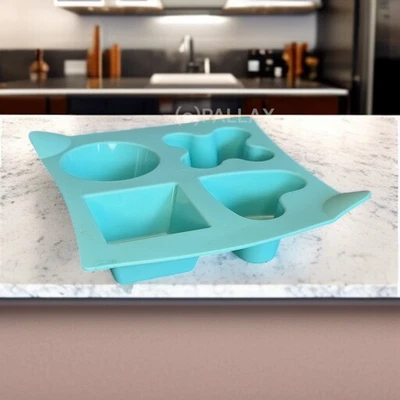 TUPPERWARE KLEINE SILIKON-FORM TÜRKIS BACKFORM - Bild 1 von 2