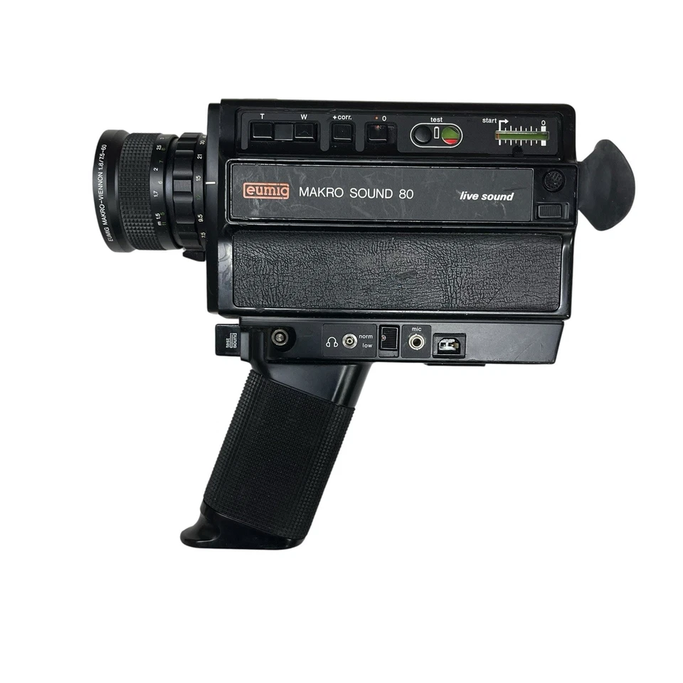 CÁMARA DE PELÍCULA EUMIG MAKRO SOUND 80, RARA CLÁSICA VINTAGE SUPER 8 Foto 1 de 4
