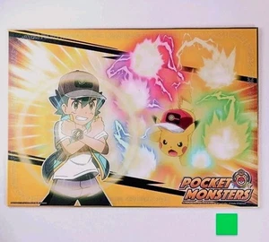 Ash Ketchum Pikachu Pokemon Bigsize Shikishi Art Japanese Design A Japan F/S - Picture 1 of 5