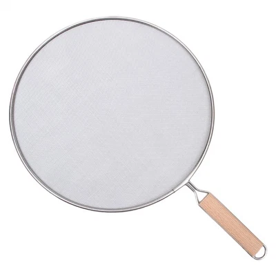Splatter Screen for Frying Pan Stainless Steel Fine Mesh Grease Splatter Guard