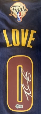 Kevin Love Signed Autographed Cleveland Cavaliers ADIDAS Finals Jersey BAS COA - Image 1 of 4