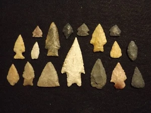 17 Central Texas Arrowheads, Prehistoric Indian Artifacts *FREE SHIPPING* 20X - Picture 1 of 7