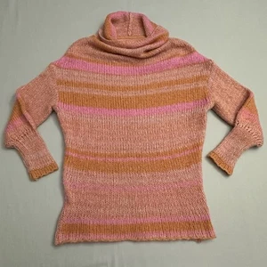 Free People Candy Stripe Tunic Sweater Womens XS Wool Alpaca Waterfalls Combo - Picture 1 of 13