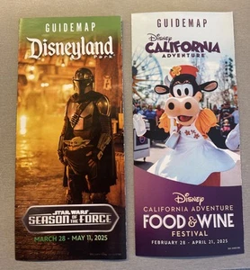 Disneyland DCA Park Guide Map Guidemap Star Wars Mandalorian Clarabelle 2025 - Picture 1 of 6