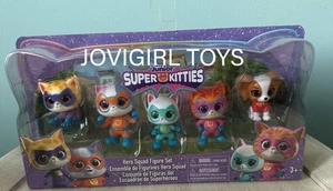 Disney Junior SUPER KITTIES Hero Squad 5-Piece Figure Set NEW - Picture 1 of 6