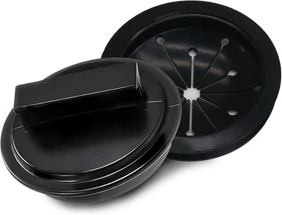 Hordion 3 Inch Garbage Disposal Splash Guard and Kitchen Sink Stopper, Black  - Image 1 of 4