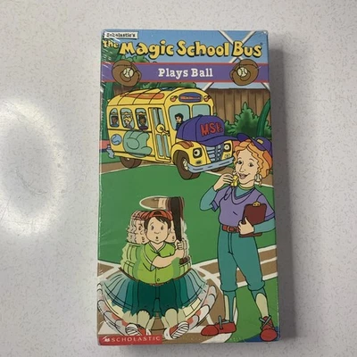The Magic School Bus: Plays Ball (VHS, 1995) Scholastic Frizzle RARE NEW - Image 1 of 4