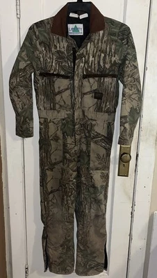 Liberty Rugged Outdoor Gear YOUTH 16 Regular Coveralls Insulated Camo Jump Suit - Image 1 of 4
